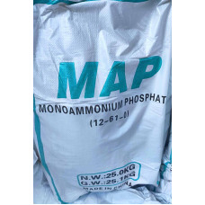 Моноамоній фосфат (MAP 12-61-0) фосфорнокислий амоній, мінеральне водорозчинне добриво 25кг